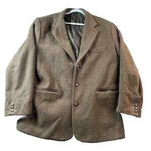 Vintage Gap Women's Large Wool Blazer Relaxed Brown Vintage Business Coat